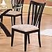 Coaster Home Furnishings 101072 Casual Dining Chair (Set of 2), Brown/Beige