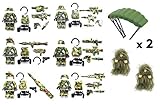 Magma Brick Soldier Special Force Army Camouflage Forest Compatible with Major Brand Building Block