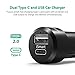 USB C Car Charger RAVPower Car Adapter with 5V/3A  Type C and iSmart 2.0 Ports, Compatible Google Pixel  Nexus, Galaxy S9 S8 Note 8, LG G6, HTC 10 and  iPhone XS XR X 8 7 Plus, iPad and More