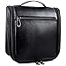 Toiletry Bag,PU Leather Hanging Toiletry Bag,Cosmetic Makeup Bag for Women and Men (6020,Black)