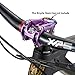 KRSEC Mountain Bike Stem,31.8mm 50mm Bicycle Stem Aluminum Short Handlebar Stem Riser Ultra-Light MTB BMX DH FR for Most Bicycle, Road Bike, Mountain Bike, Cycling Handlebar Accessories (Purple)thumb 3