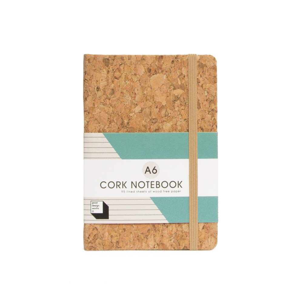 Good Design Works A6 Cork Notebook Journal