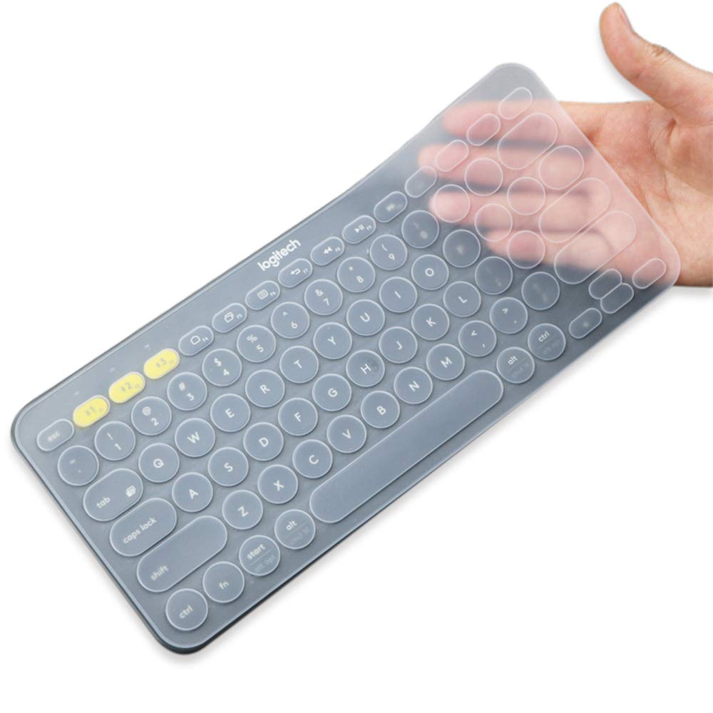 Photo 1 of Silicone Keyboard Cover Skin for Logitech K380 & 2023 Pebble Keys 2 K380S Combo for MAC Bluetooth Multi - Device Ultra Thin Protective Keyboard Cover Skin
