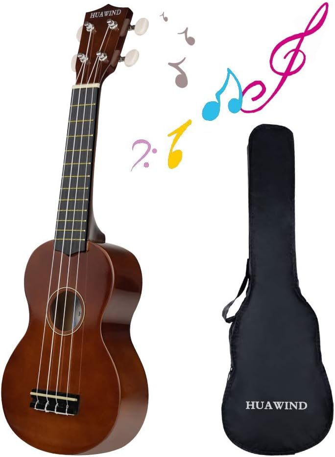 Ukulélé Soprano CASCHA - Kit Débutant Avec Sac Et 3 Mediators - Cordes Aquila - Vert - Parfait Pour Adultes Et Enfants