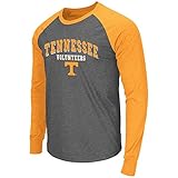 Mens NCAA Tennessee Volunteers Long Sleeve Tee Shirt (Charcoal)