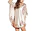 Tangkula Women's Short Batwing Sleeve Plus Size Nightgown