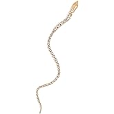 LELET NY Women's Serpent Spine Clip, Gold/Crystal, One Size