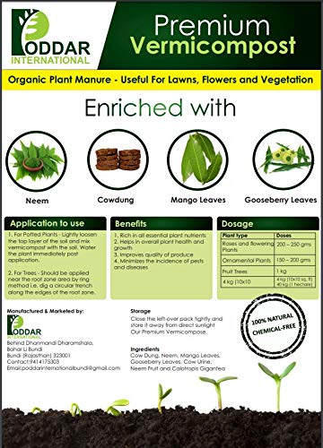 Poddar International Premium Vermicompost 5 kg
