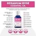 Geranium Rose Organic Essential Oil from Ancient Apothecary, 15 mL - 100% Pure and Therapeutic Grade