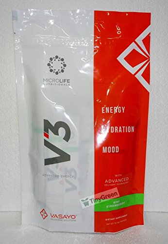 Vasayo Microlife V3 Energy Hydration Mood Kiwi Strawberry Flavor