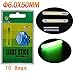 QualyQualy Fishing Glow Sticks for Bobbers 3.0x25mm/4.5x37mm/6.0x50mm/7.5x75mm Luminous Glow Sticks for Fishing Bobbers & Fishing Rod Bell Alarm 50Pcs 20Pcs 10Pcs Fishing Glow Sticks Bulk