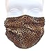 Breathe Healthy Leopard Skin Pattern Face Mask, Reusable Mask for Men and Women, Adjustable, Breathable & Washable, Made in the USA