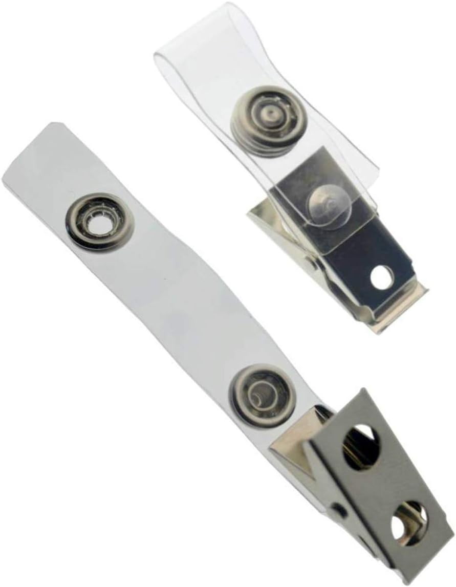 300 Pack Premium Specialist ID Metal Badge Clips with