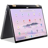 acer Chromebook Plus Spin 714 Laptop with Google AI, 14" WUXGA Touchscreen, Intel Core Ultra 5 115U, 8GB LPDDR5 RAM, 256GB SS