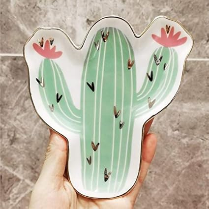 Bowls Plates 1pc Cactus Ceramic Sauce Dessert Dish Plate