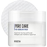 ROVECTIN Pore Care No-Sebum Pad for Sebum Clearing and Pore Clearing with Green Fruit Complex, Gentle Exfoliating Pads - 60 Pads