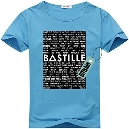 DIYtshirt Bastille T-Shirt, Custom Women's Classic 100% Cotton T-Shirt with Bastille (Small)
