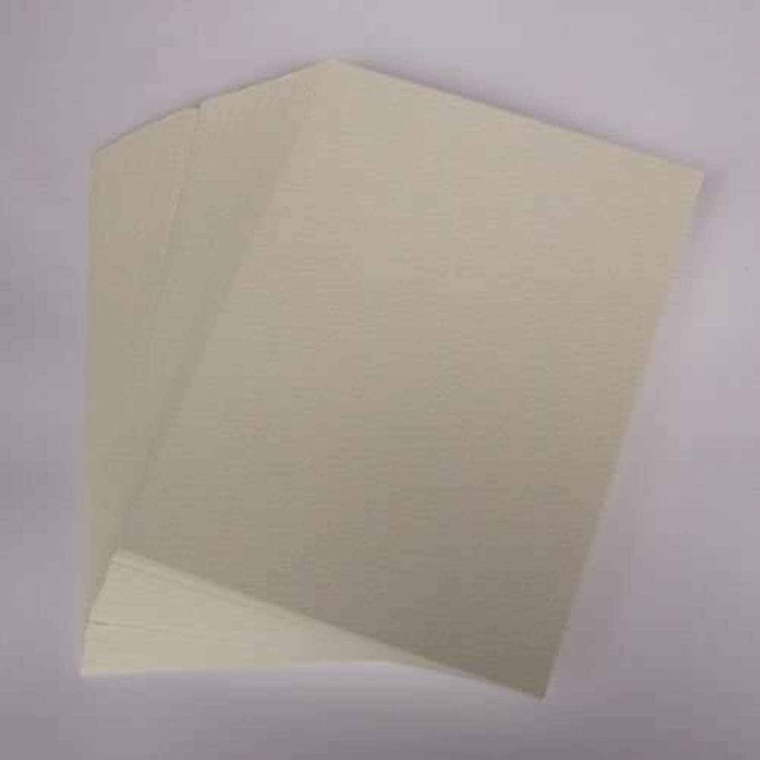 Hammered Ivory 5" x 7" Postcard Card Stock x50 Sheets Per Pack