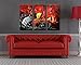 Noah Art-Modern Music Wall Art, 100% Hand Painted Musical Instruments Contemporary Abstract Oil Paintings On Canvas, 3 Panel Framed Inspirational Wall Art for Kids Room Wall Decor, 12x16inch x 3 Pcs