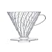 Hario V60 Plastic Coffee Dripper, Size 03, Clear