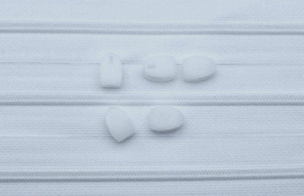 Großhandel für Schneiderbedarf 5 m Zip Continuous White Including 5 Special Sliders for Bedding 4 mm Spiral Chain