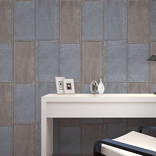 Buggy Retro Denim Blue waterproof wallpapers personality hotel restaurant coffee shop clothing store topic wallpaper , 3 , 0.53m10m