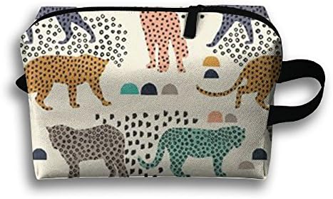 SBNJIDKMDS Jaguar Leopard Animal Travel Durable Makeup Bag Wear Resistance Toiletry Bag Accessories Pouch Cosmetic Bag Outdoor Activities