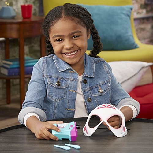 Marvel SpiderMan Across The SpiderVerse SpiderGwen Shot Slinger Mask and Blaster Set