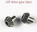 TOTS Wltoys 12428 12428-A 12428-B 12428-C RC Car Spare Parts Upgrade Metal Differential / Differential Gear 12428-0091/12428-0133 (16 Pcs)