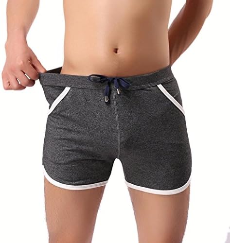 Hot Sale! ❤️ Men Shorts Pants, Neartime Fashion Cotton Gym Sport Jogging Trousers Casual Fitness Beach Pants Swimming Trunks Spa Shorts (❤️AsianM, Gray)