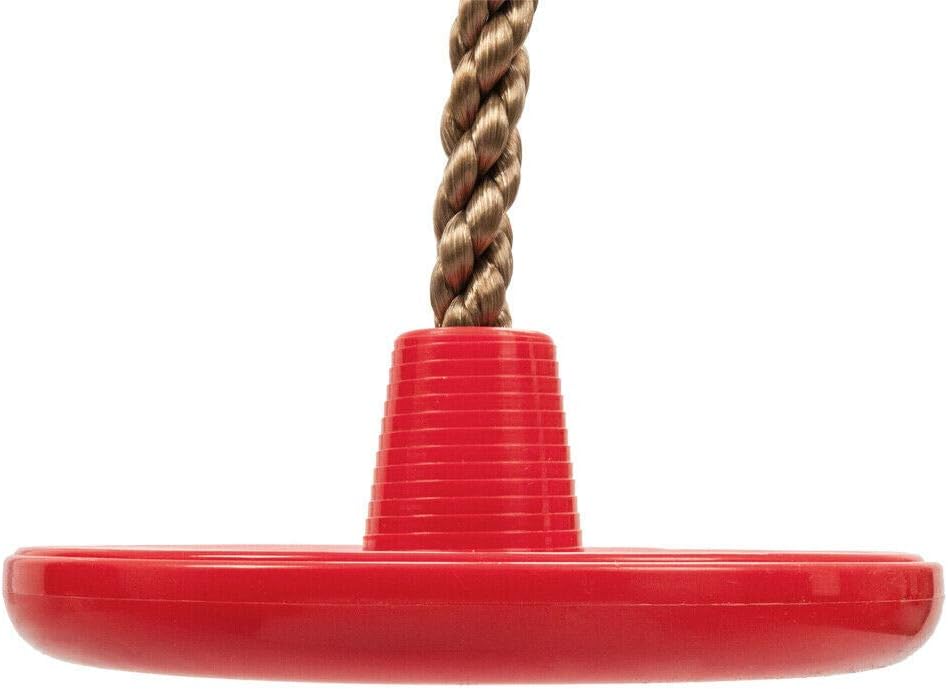 CCTRO Climbing Rope with Platforms and Disc Swing Seat Green - Playground Accessories(Yellow): Toys & Games