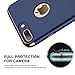RANVOO iPhone 7 Plus Case, Slim Fit Thin Hard Stylish Cover 3 in 1 Detachable Case, Blue [Clip-ON Series]