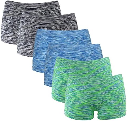 Fabio Farini 6 Seamless Womens Girls Panties Hipster Knickers Set in six Colors