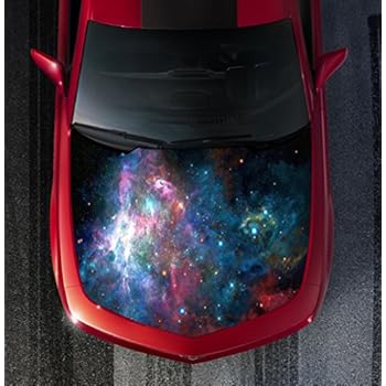 Sign Factory H118 Galaxy - Hood WRAP - Wraps Decal Sticker Tint Vinyl Image Graphic Carbon Print Laminated Printed Fiber 2