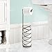 Freestanding Toilet Paper Holder in Matte Oil Rubbed Bronze - Spiral
