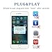 Lightning to HDMI Adapter,iPhone to HDMI Lightning Digital AV Adapter 6.5ft 1080P HDTV Cable for iPhone(Compatible with iPhone X/8/8 plus),iPad,iPod by EBEAUTYDAY