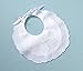 Lillian Rose Cotton Christening Baby Bib, White, 8.5