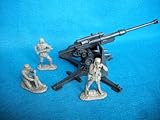 Classic Toy Soldiers WWII German 88mm Cannon with 3 man crew