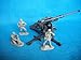 Classic Toy Soldiers WWII German 88mm Cannon with 3 man crew