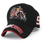 LOVEBLING New Marc Marquez 93 MotoGP Motorcycle Racing Baseball Hat Peaked Cap Black