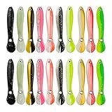 20PCS Fishing Lures, Soft Bionic Loach Bass Fishing