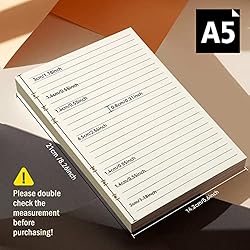 A5 Refill Paper, Purture A5 Loose Leaf Binder