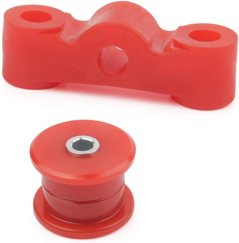 RASTP-Red D-Series Energy Polyurethane Poly Shifter Bushings For Honda Civic EK EG 92-00 RS-SFN05 (Red)
