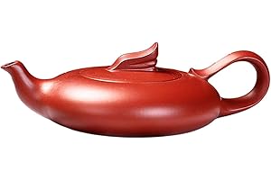 Yajuyi Purple Clay Teapot, Tea Kettle, 180 Ml, Gift for Tea Lovers, Handmade, Portable, Ergonomic Handle, Zisha Clay Teapot f