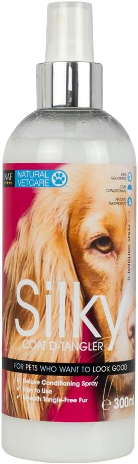 Natural VetCare Silky Detangling & Conditioning Spray for Dogs 300ml, Leave-In Grooming Spray, Softens - Image 3