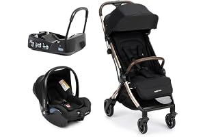 Travel System Maxi-Cosi, Eva³, Essential Black Champagne