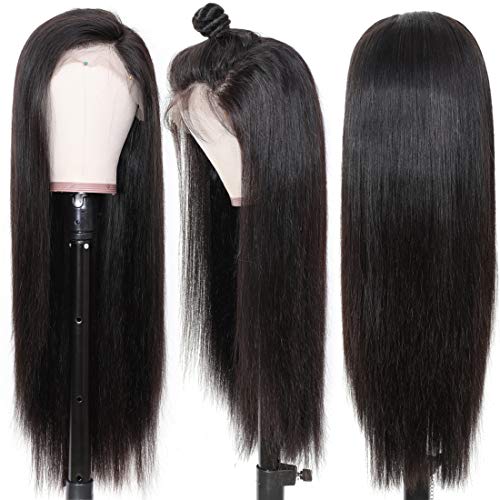 UNice-Hair-Bettyou-Series-13x4-Straight-Lace-Front-Human-Hair-Wigs-180-Density-Brazilian-Virgin-Hair-Lace-Frontal-Wig-with-Baby-hair-Black-Color-18inch