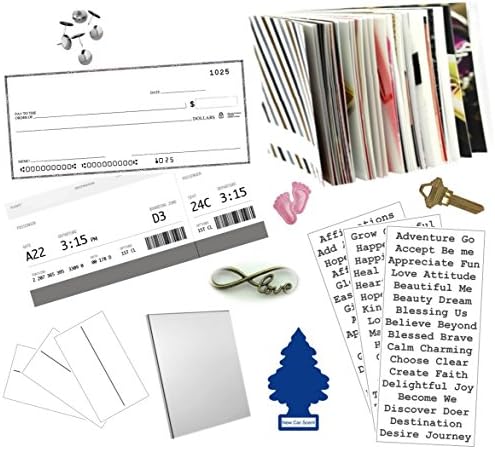 Visualization Kit: Create a Collage of Your Ambitions. Law of Attraction. Personal Transformation. Decision Making. Self-help. Dreams. Creativity