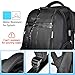 LUXUR 37L Laptop Backpack USB Charging Port Nylon Waterproof Casual School Business Travel Daypack