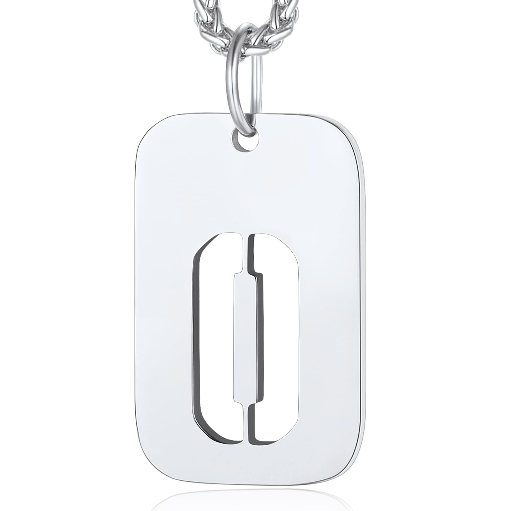 ChainsPro Mens Pendant Necklaces Stainless Steel Dog Tags for Men Personalised Name Necklace Mens Jewellery Gifts for Birthday Christmas